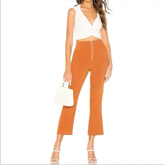 TULAROSA Honey Pants in Rust Size Small - Picture 4 of 11